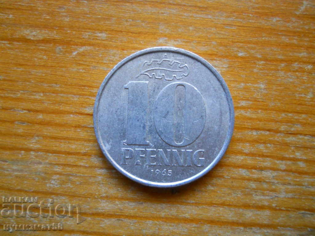 10 pfennig 1965 - ΛΔΓ