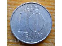 10 pfennig 1968 - GDR