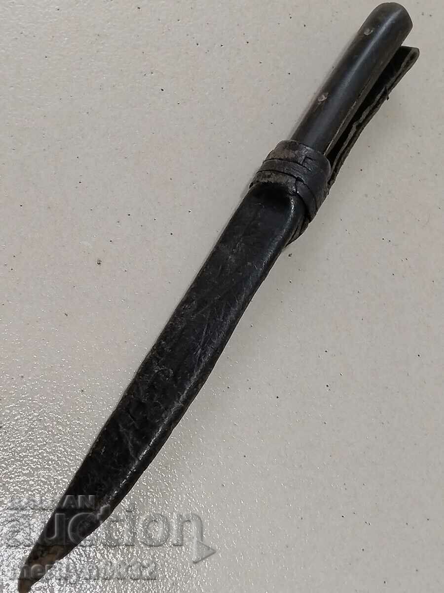 Old shepherd's knife knife with kaniya karakulak kireni from horn - 7 Old shepherd's knife knife with kaniya karakulak kireni from horn - 7