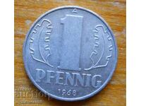 1 pfennig 1968 - GDR