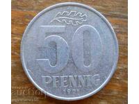 50 pfennig 1971 - GDR