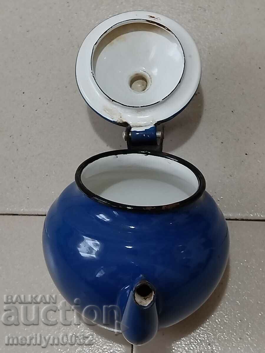 Enamel vessel, teapot, jug, jug, early soc - 5 Enamel vessel, teapot, jug, jug, early soc - 5