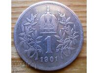 1 kroner 1901 (silver) - Austria