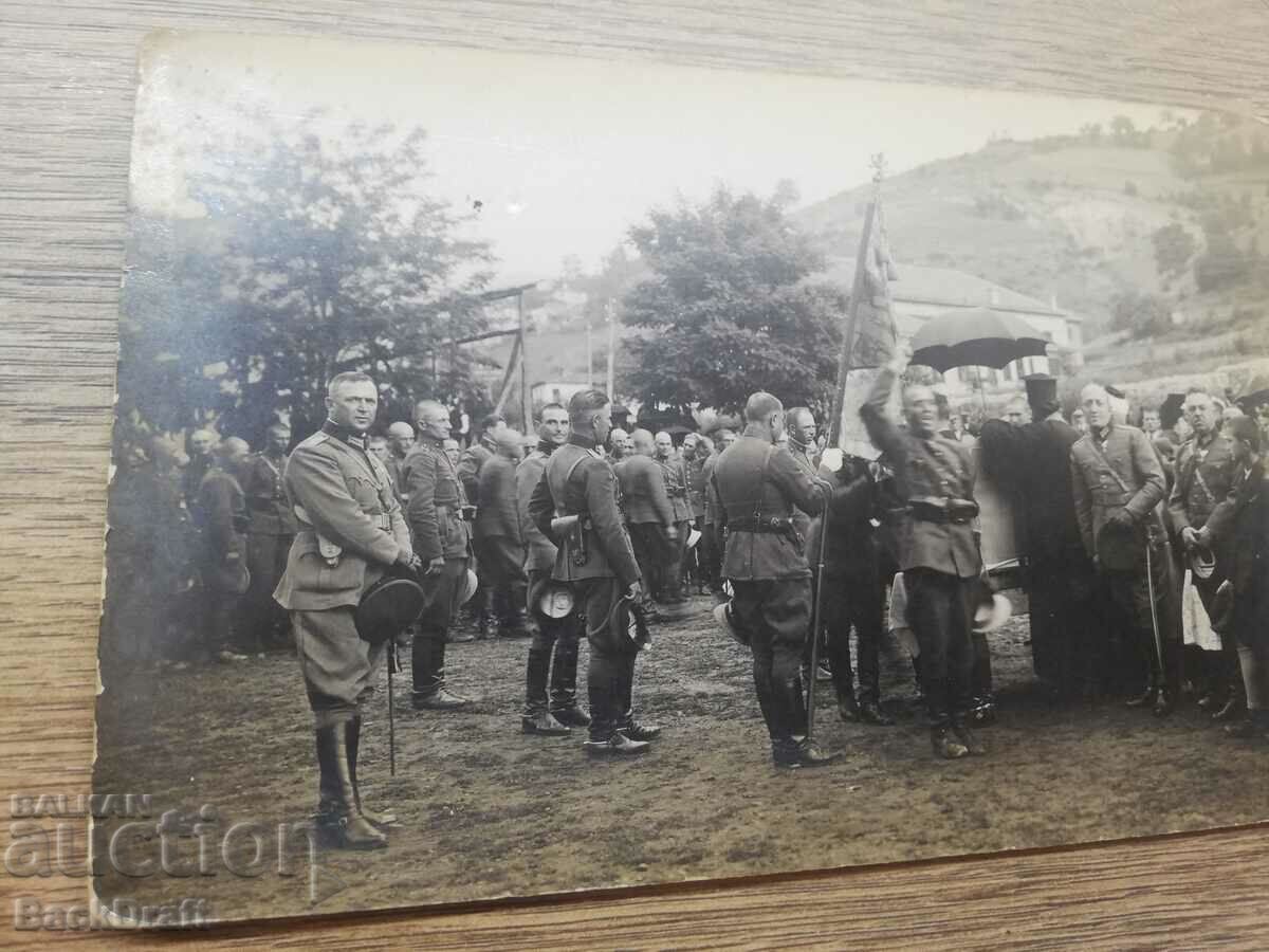 Delivery of Royal card of the Holy See Taking the Oath, Flag, Officers, Holster Delivery of Royal card of the Holy See Taking the Oath, Flag, Officers, Holster