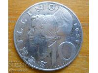 10 Shillings 1958 - Austria (Silver)