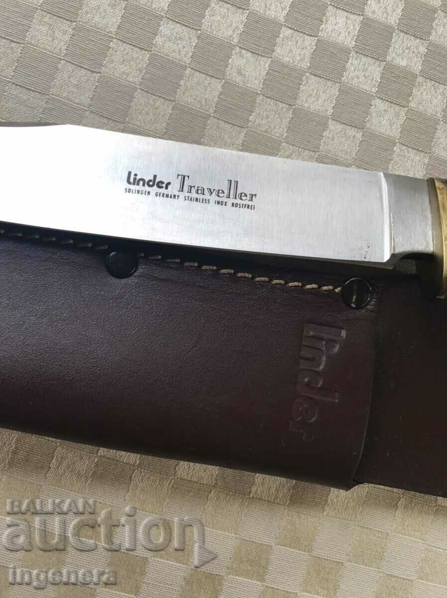 KNIFE BLADE-LINDER SOLINGEN GERMANY FOR HUNTERS AND TRAVELERS-NEW with price 185.00 BGN | € 94.59 KNIFE BLADE-LINDER SOLINGEN GERMANY FOR HUNTERS AND TRAVELERS-NEW with price 185.00 BGN | € 94.59
