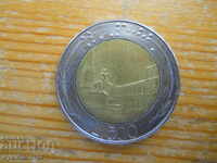 500 lire 1986 - Italia (bimetal)