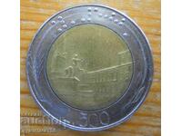 500 lire 1986 - Italia (bimetal)