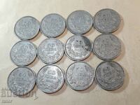 Coins 50 BGN 1940 Kingdom of Bulgaria - 12 pieces