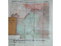 Old German military map of Thessaloniki 1916