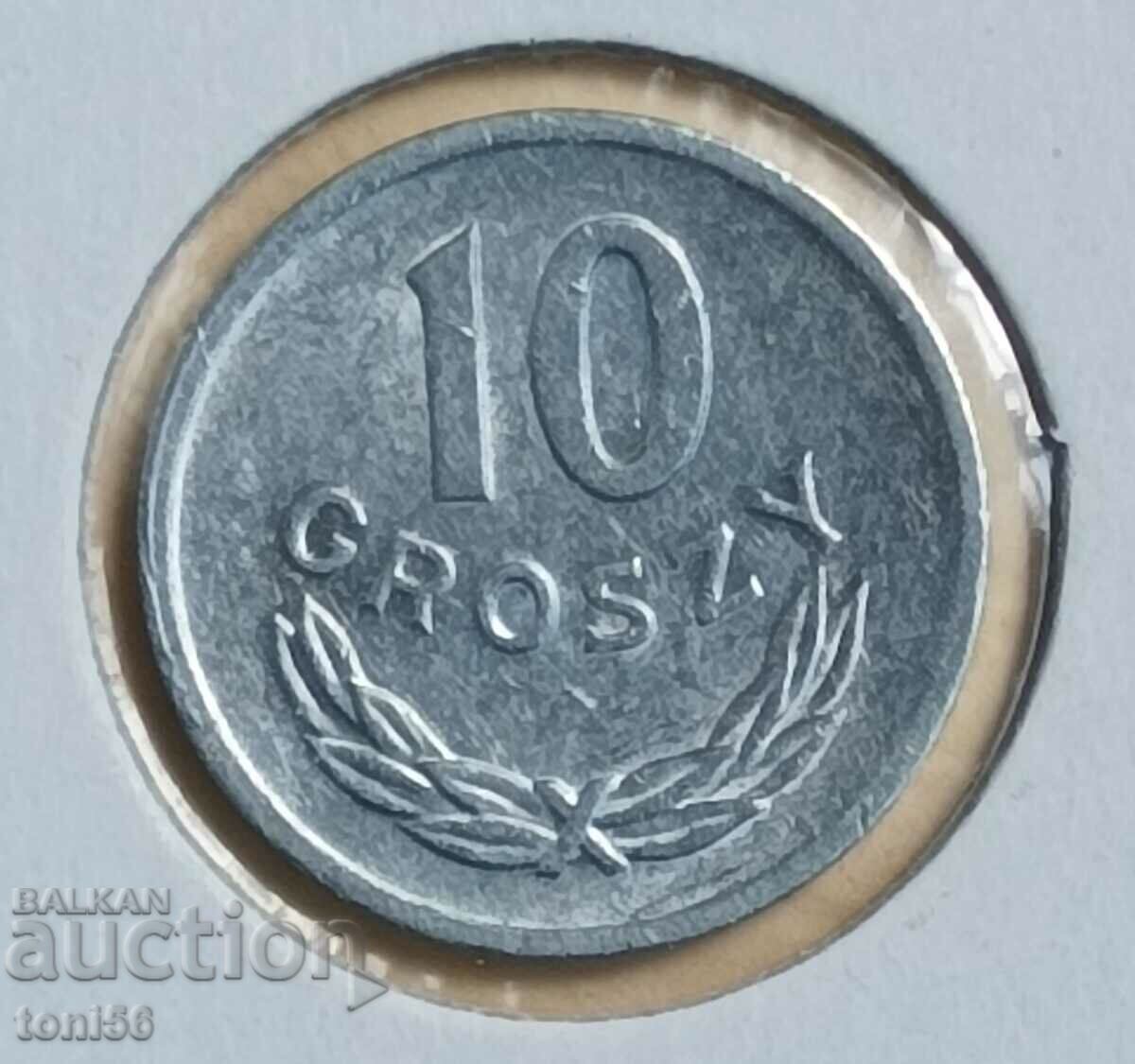 Polonia 10 groszy 1974