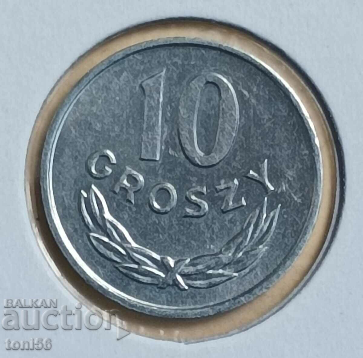 Poland 10 groszy 1977