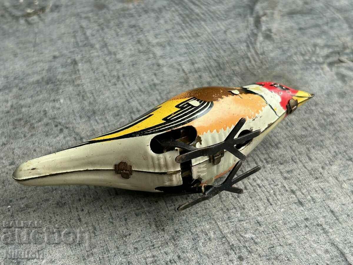 Soc Tinplate Toy with Mechanism Bird - 7 Soc Tinplate Toy with Mechanism Bird - 7