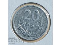 Poland 20 groszy 1961