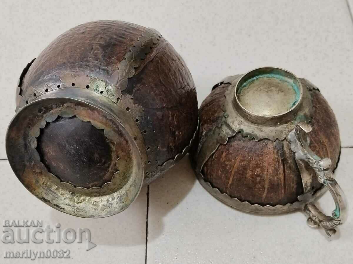 Delivery of Old cup and pavur for holy water Delivery of Old cup and pavur for holy water