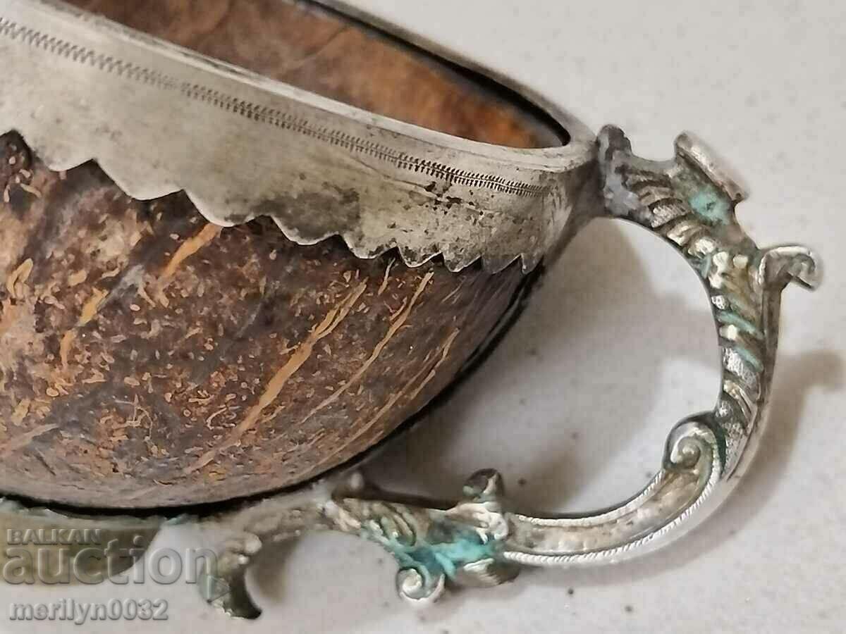 Old cup and pavur for holy water - 7 Old cup and pavur for holy water - 7