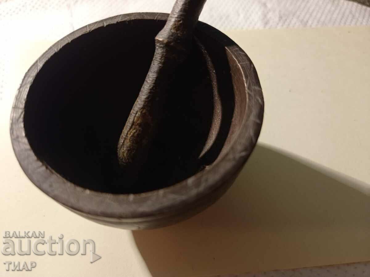 Old mini mortar and pestle-0.01st