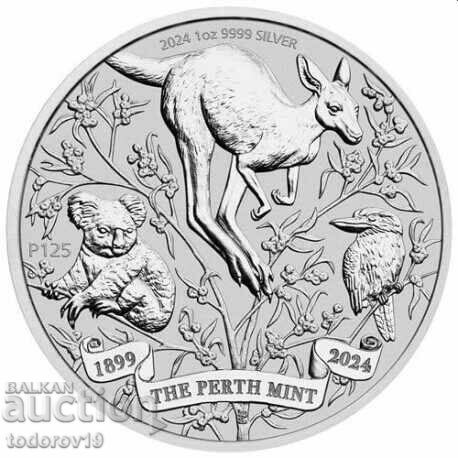 Silver 125 years since the establishment of the Perth Mint