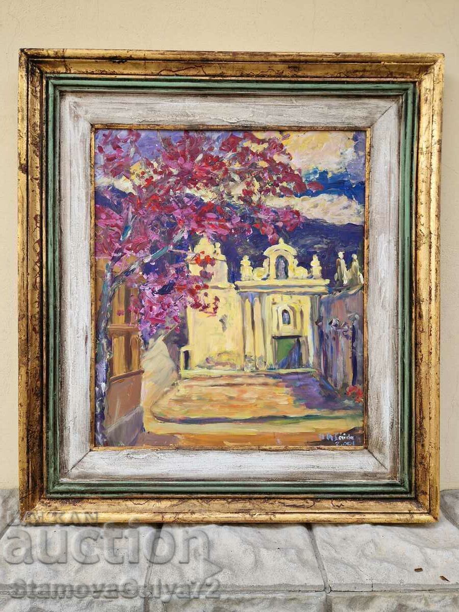 Very good master oil painting - Certificate Very good master oil painting - Certificate