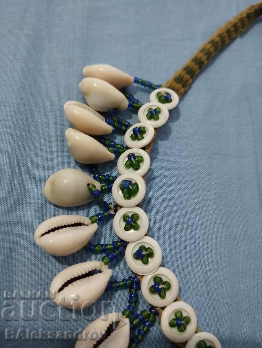 An interesting necklace of shells and beads with price 8.00 BGN | € 4.09 An interesting necklace of shells and beads with price 8.00 BGN | € 4.09