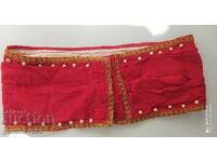 Стар копринен етно пояс