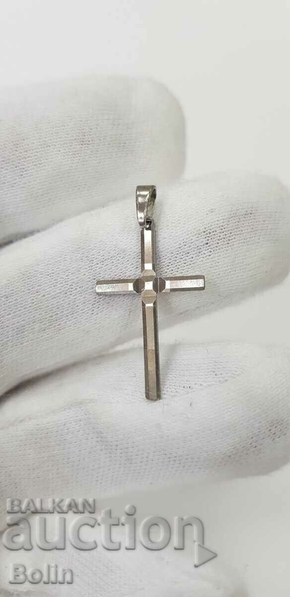 Stylish Modern Silver Cross 835 BC - Europe