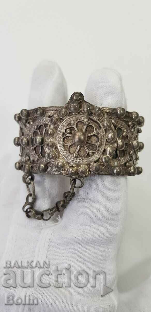 Rare Renaissance silver bracelet - Sachan - 19th century - 7