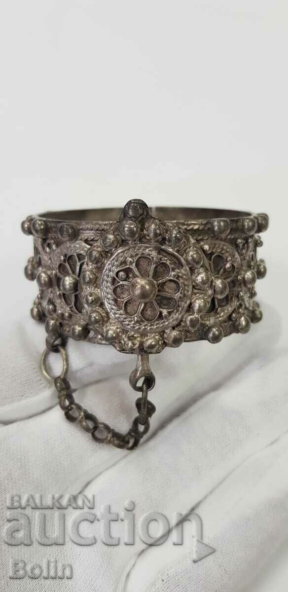 Rare Renaissance silver bracelet - Sachan - 19th century