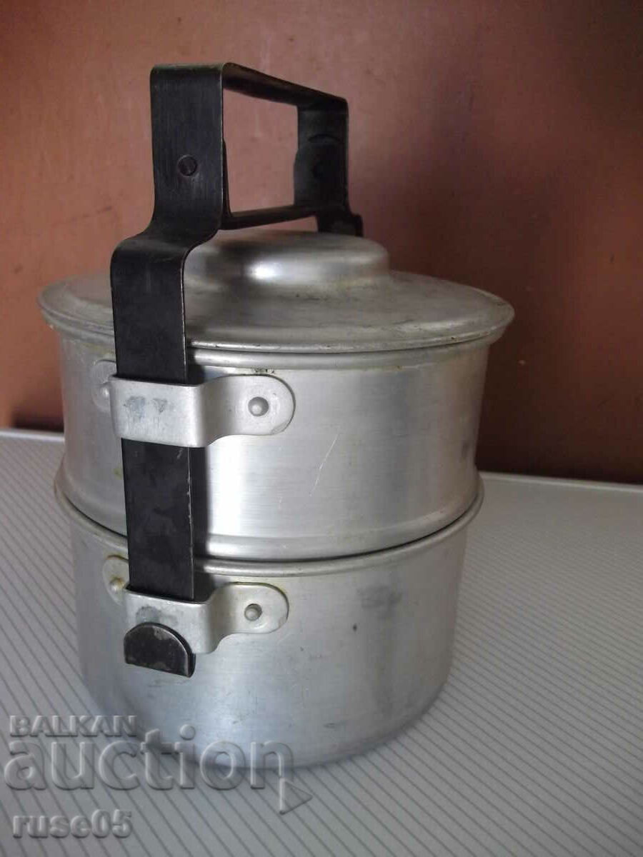 Комплект от 2 бр. канчета за храна от соца с цена 30.00 лв. | € 15.34 Комплект от 2 бр. канчета за храна от соца с цена 30.00 лв. | € 15.34