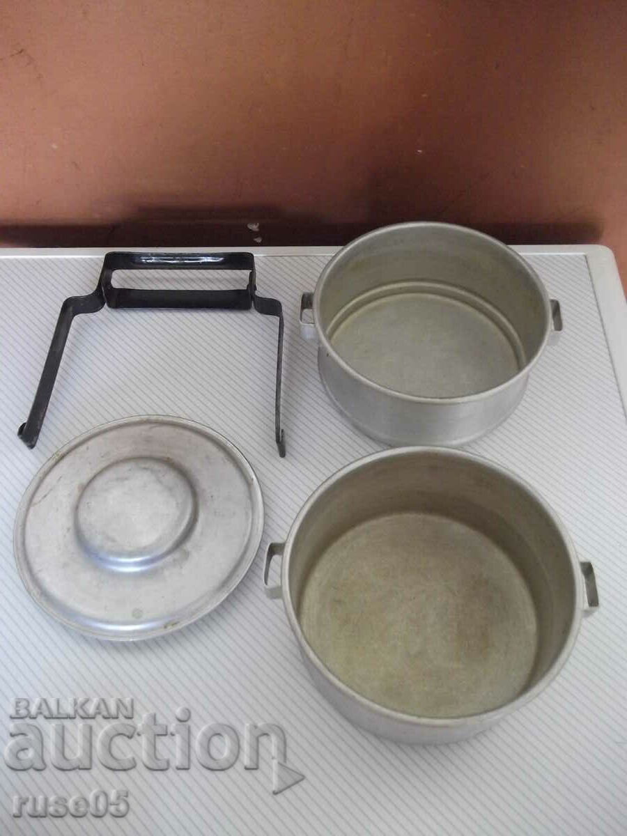 Комплект от 2 бр. канчета за храна от соца - 5 Комплект от 2 бр. канчета за храна от соца - 5