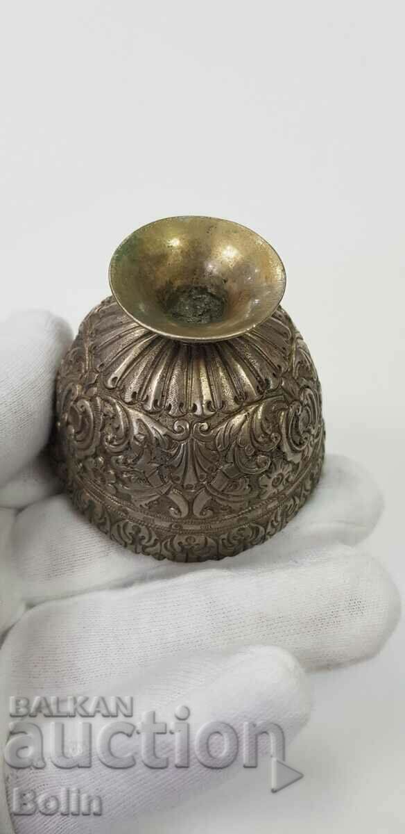Rare Bulgarian Revival vessel - cup - forged - 19th century with price 360.00 BGN | € 184.07
