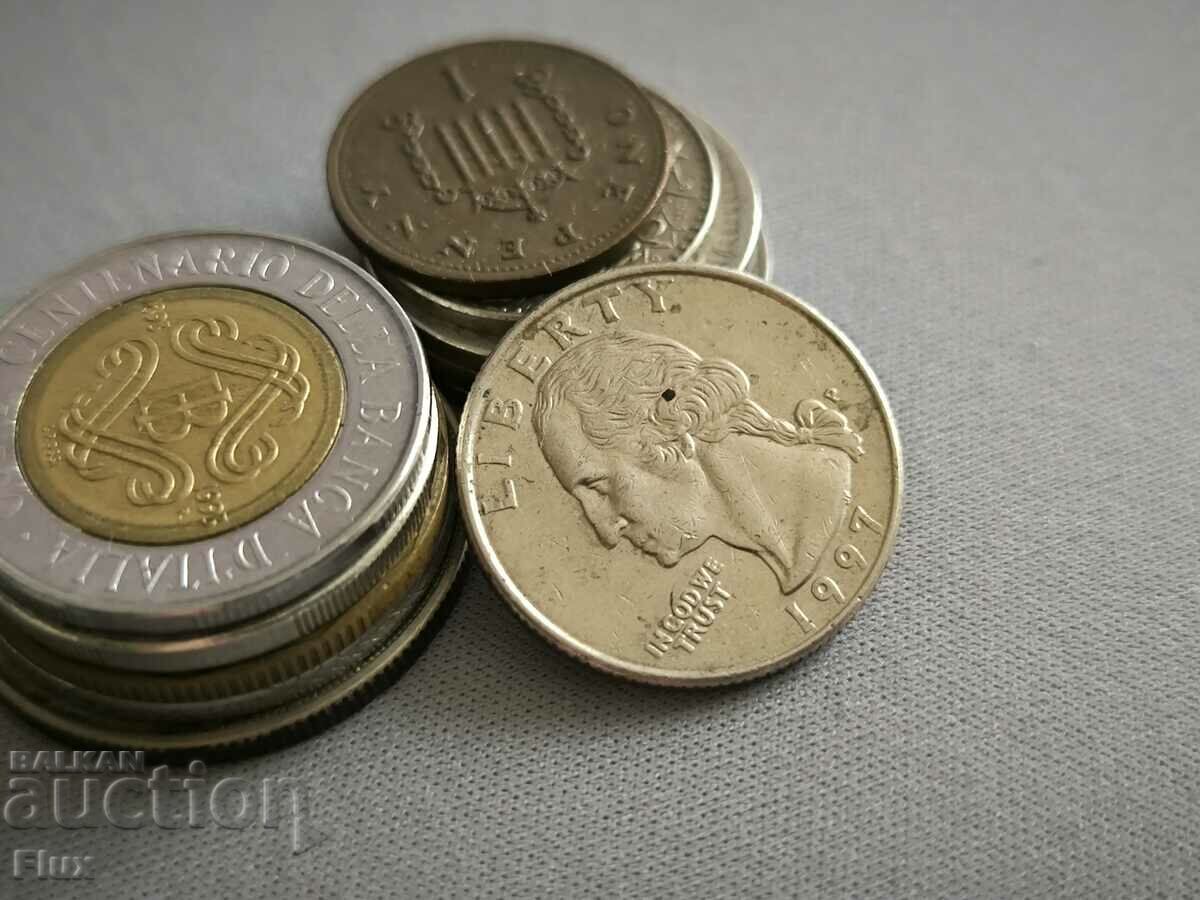 Coin - USA - 1/4 (Quarter) Dollar | 1997 with price 1.90 BGN | € 0.97 Coin - USA - 1/4 (Quarter) Dollar | 1997 with price 1.90 BGN | € 0.97