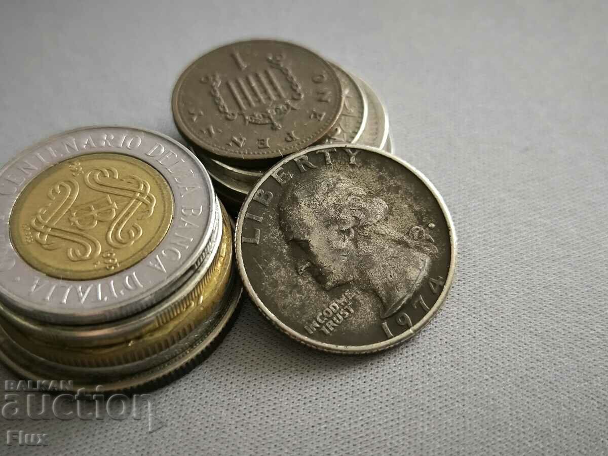 Coin - USA - 1/4 (Quarter) Dollar | 1974 with price 1.45 BGN | € 0.74 Coin - USA - 1/4 (Quarter) Dollar | 1974 with price 1.45 BGN | € 0.74