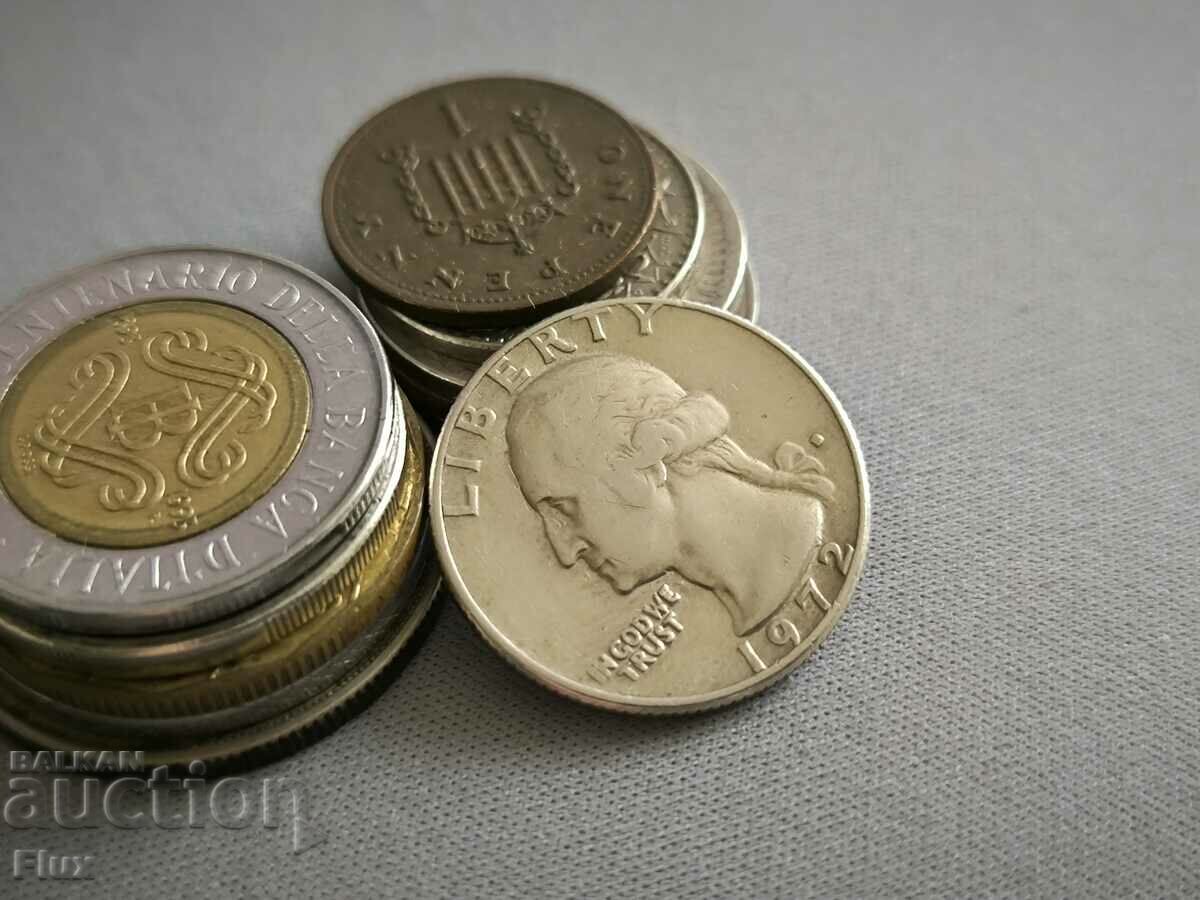 Coin - USA - 1/4 (Quarter) Dollar | 1972 with price 1.95 BGN | € 1.00 Coin - USA - 1/4 (Quarter) Dollar | 1972 with price 1.95 BGN | € 1.00