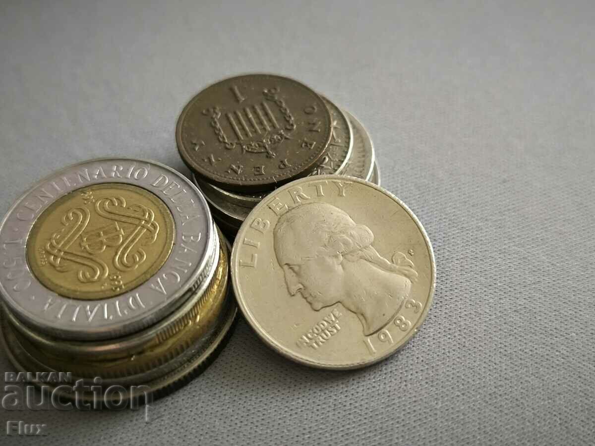 Coin - USA - 1/4 (Quarter) Dollar | 1983 with price 1.90 BGN | € 0.97 Coin - USA - 1/4 (Quarter) Dollar | 1983 with price 1.90 BGN | € 0.97