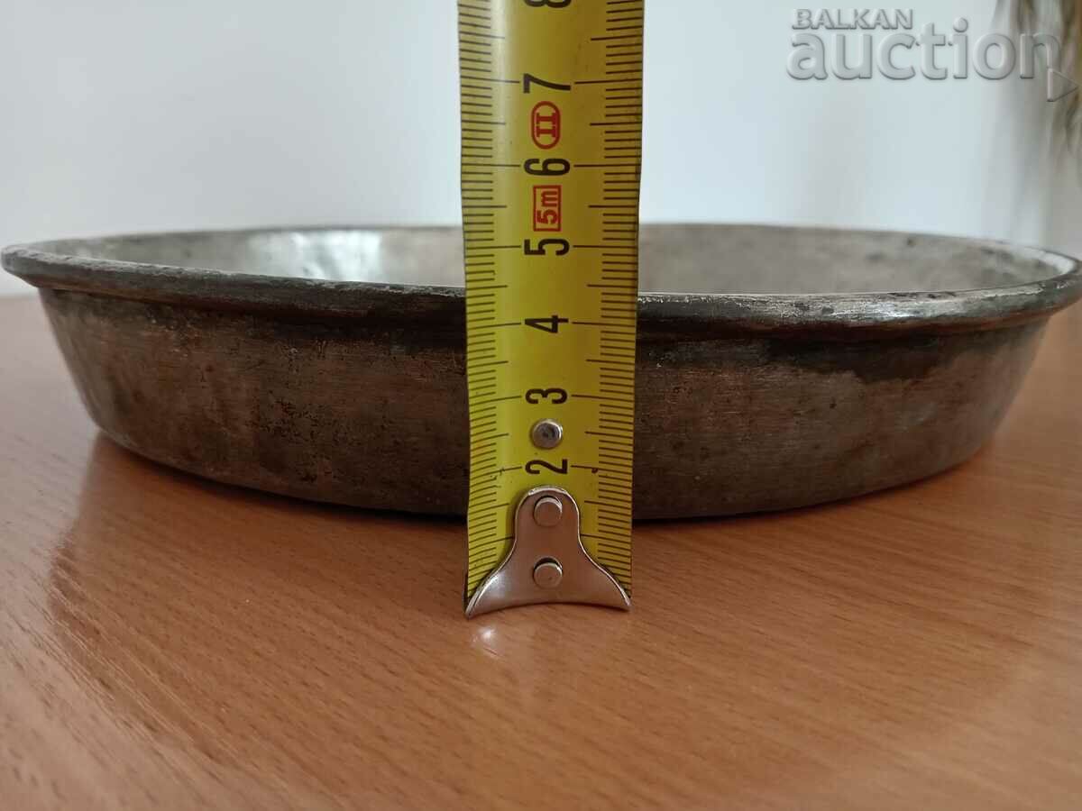 antique handmade copper forged pastry tray - 6 antique handmade copper forged pastry tray - 6