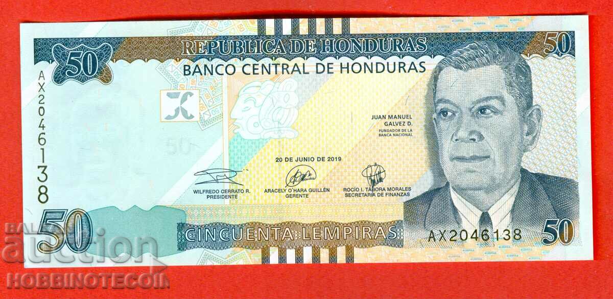 HONDURAS HONDURAS 50 Lempira issue issue 2019 NEW UNC