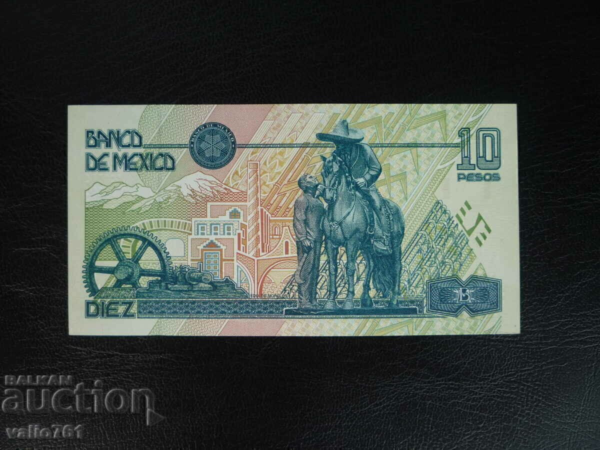 MEXIC 10 PESOS 10.05.1996 NOUĂ UNC RARĂ !!! cu preț € 17.00 | 33.25 BGN