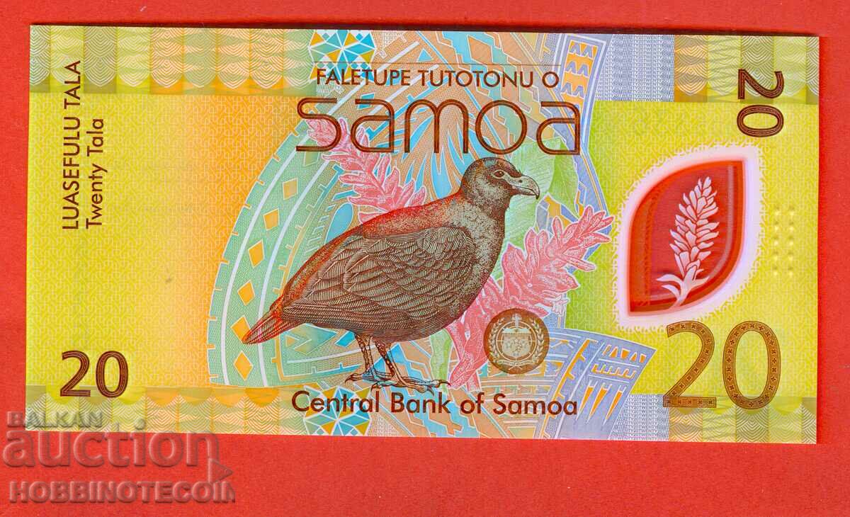 WESTERN SAMOA SAMOA 20 issue issue 2023 NEW UNC POLYMER