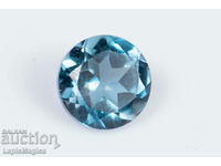 London Blue Topaz 0,61ct 5mm Στρογγυλή κοπή #2