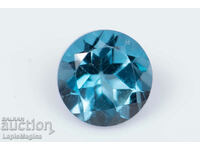 London Blue Topaz 0,68ct 5mm Στρογγυλή κοπή #3