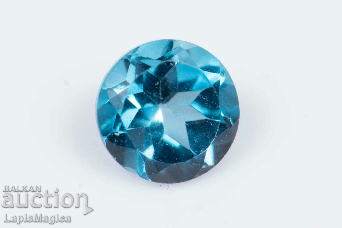 London Blue Topaz 0.62ct 5mm Round Cut #5