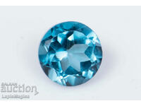 Topaz albastru din Londra 0,61ct 5mm tăiat rotund #8