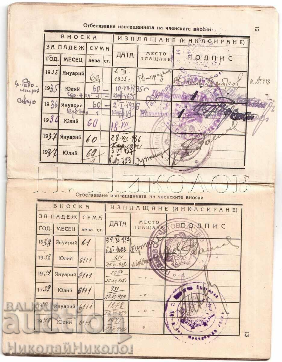 MILITARY MEMBERSHIP CARD OFFICER'S INSURANCE FUND D030 - 7 MILITARY MEMBERSHIP CARD OFFICER'S INSURANCE FUND D030 - 7