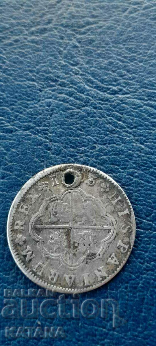 2 Reales 1823 Philip V Sale!!! with price 40.00 BGN | € 20.45 2 Reales 1823 Philip V Sale!!! with price 40.00 BGN | € 20.45