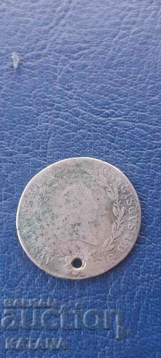 20 Kreuzer 1810 Franz I Austria