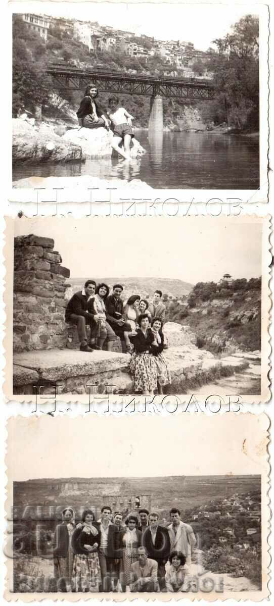 LOT 3x SMALL OLD PHOTOS OF VELIKO TARNOVO TAREVETS D034