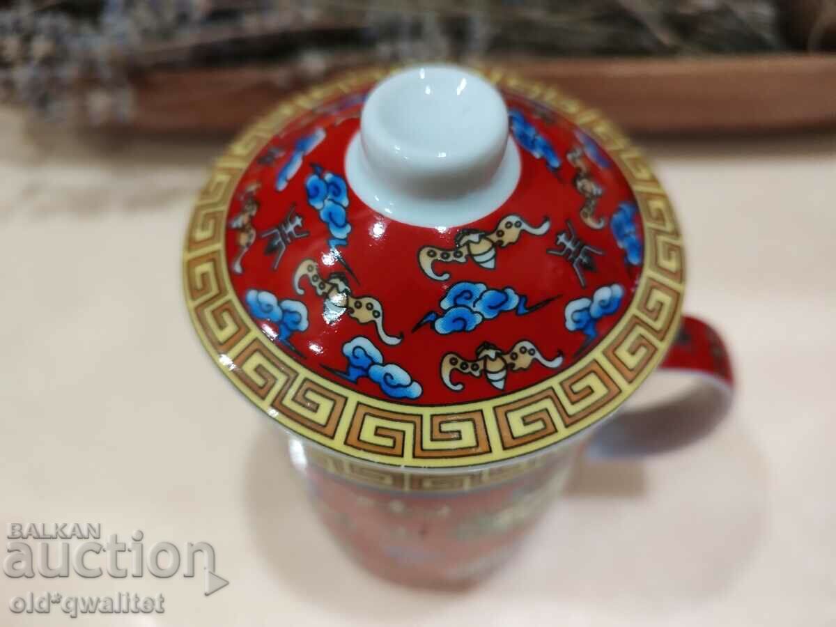 Porcelain cup, tea, luxury, very beautiful, mark with price 75.00 BGN | € 38.35 Porcelain cup, tea, luxury, very beautiful, mark with price 75.00 BGN | € 38.35