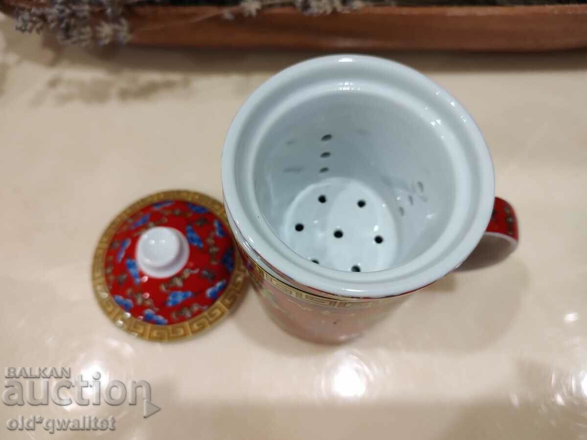 Auction Porcelain cup, tea, luxury, very beautiful, mark Auction Porcelain cup, tea, luxury, very beautiful, mark