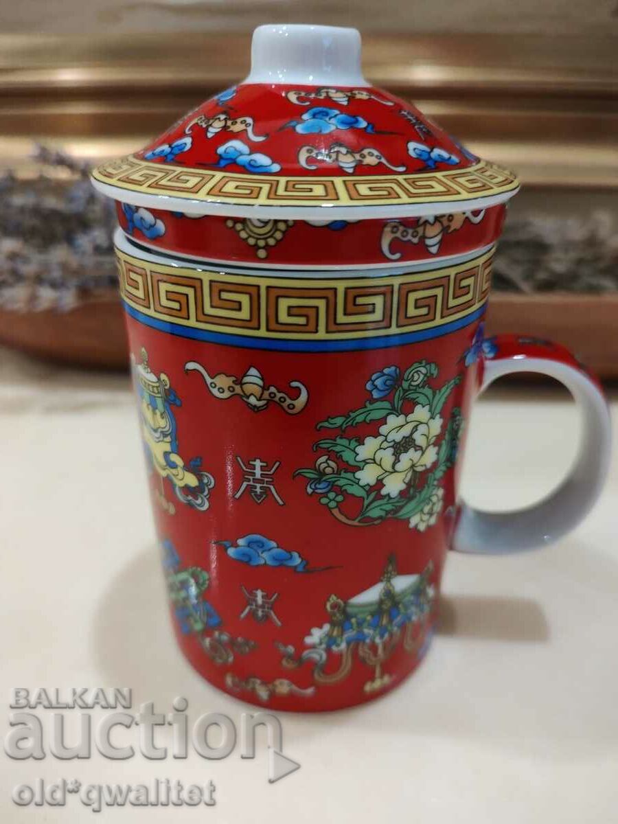 Porcelain cup, tea, luxury, very beautiful, mark